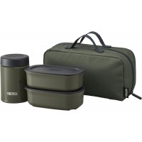 Thermos Insulated Lunch Box Kit 5 pics - Khaki